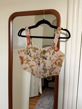 Windsor Floral Corset Crop Top